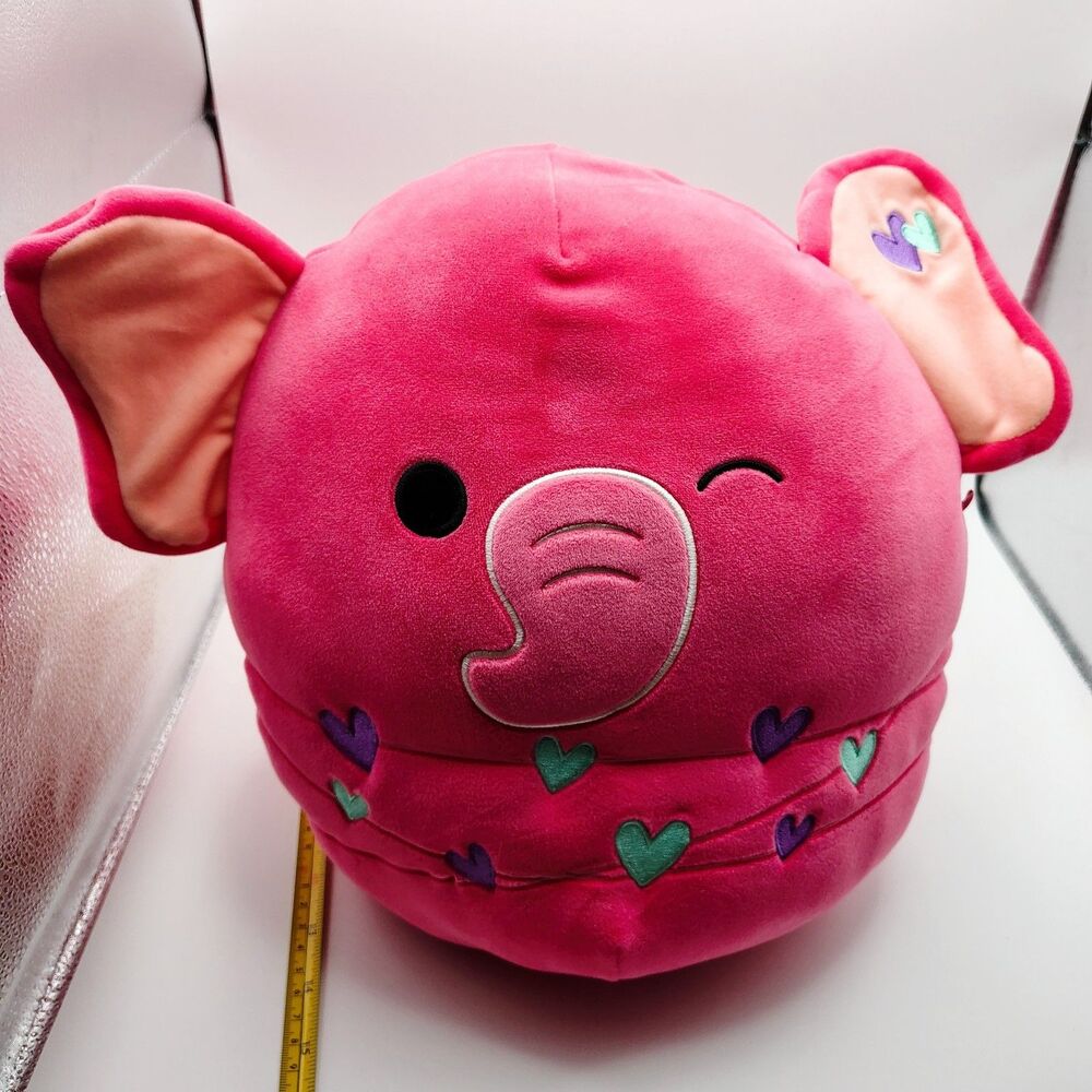 Squishmallows 12” Inch Kyla the Pink  Elephant W hearts Valentine’s Day 2026